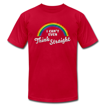 I Can't Even Think Straight LGBTQ Pride Rainbow Men's/Unisex Premium Adult T-Shirt - Mr.SWAGBEAST