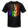 LGBTQ American Rainbow Pride Love Flag Men's/Unisex Premium T-shirt - Mr.SWAGBEAST