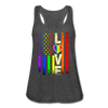 LGBTQ American Rainbow Pride Love Flag Women's Flowy Tank Top - Mr.SWAGBEAST