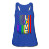 LGBTQ American Rainbow Pride Love Flag Women's Flowy Tank Top - Mr.SWAGBEAST