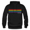 LGBTQ Rainbow Pride Flag Stripes Love Wins Men's/Unisex Premium Adult Pullover Hoodie - Mr.SWAGBEAST
