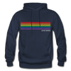 LGBTQ Rainbow Pride Flag Stripes Love Wins Men's/Unisex Premium Adult Pullover Hoodie - Mr.SWAGBEAST