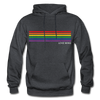 LGBTQ Rainbow Pride Flag Stripes Love Wins Men's/Unisex Premium Adult Pullover Hoodie - Mr.SWAGBEAST