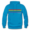 LGBTQ Rainbow Pride Flag Stripes Love Wins Men's/Unisex Premium Adult Pullover Hoodie - Mr.SWAGBEAST