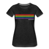 LGBTQ Rainbow Pride Flag Stripes Love Wins Women’s Premium T-Shirt - Mr.SWAGBEAST