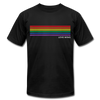 LGBTQ Rainbow Pride Flag Stripes Love Wins Men's/Unisex Premium Adult T-Shirt - Mr.SWAGBEAST