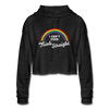 I Can't Even Think Straight LGBTQ Rainbow Pride Women’s Cropped Premium Pullover Hoodie - Mr.SWAGBEAST