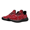 Red Bloods Bandana Pattern Premium Sneakers - Mr.SWAGBEAST
