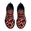 Neon Orange Leopard Pattern Premium Sneakers - Mr.SWAGBEAST
