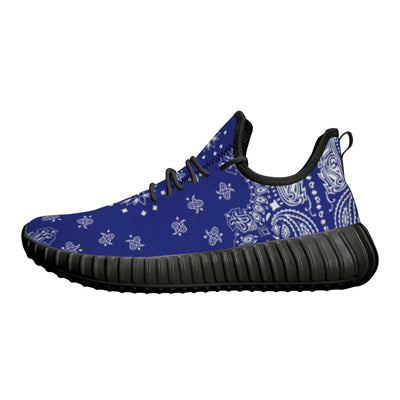 Classic Blue Crip Bandana Premium Sneakers - Mr.SWAGBEAST