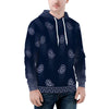 Blue Crip Bandana Paisleys Premium Hoodie - Mr.SWAGBEAST