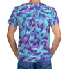 Teal Purple Leopard Camo All Over Print Men /Unisex Premium T-Shirt - Mr.SWAGBEAST