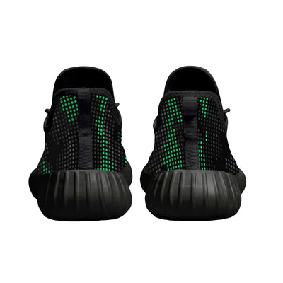 Digitized Green and Black Camo Premium Sneakers - Mr.SWAGBEAST