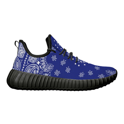 Classic Blue Crip Bandana Premium Sneakers - Mr.SWAGBEAST