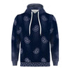 Blue Crip Bandana Paisleys Premium Hoodie - Mr.SWAGBEAST