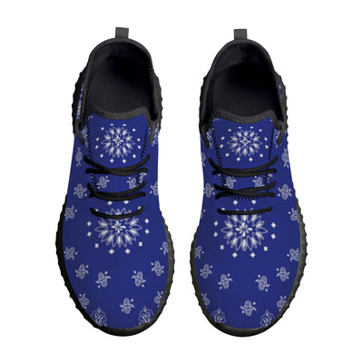 Classic Blue Crip Bandana Premium Sneakers - Mr.SWAGBEAST
