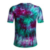 Purple /Teal Tie Dyed All Over Print Premium Men/Unisex Premium T-shirt - Mr.SWAGBEAST