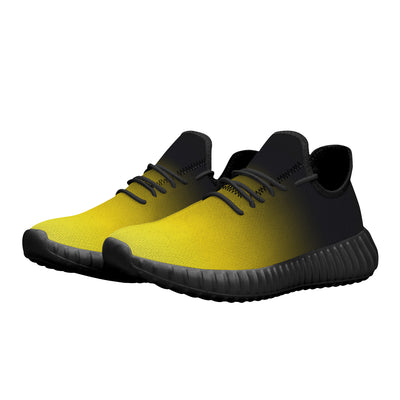 Black and Yellow Steelers Fans Premium Sneakers - Mr.SWAGBEAST