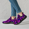 Blue Purple B Ape Camo Pattern Premium Sneakers - Mr.SWAGBEAST