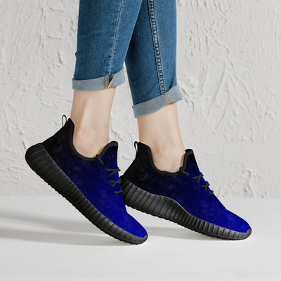 Blue to Black Fade Premium Sneakers - Mr.SWAGBEAST