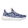 Blue Crip Bandana Yeezy Inspired Sneakers - Mr.SWAGBEAST