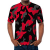 Red Black Grey Camo Men's/Unisex  All Over Print T-Shirt - Mr.SWAGBEAST