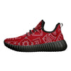 Red Bloods Bandana Pattern Premium Sneakers - Mr.SWAGBEAST