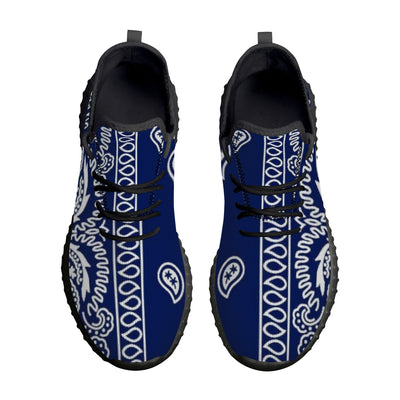 Blue Crip Bandana Premium Sneakers - Mr.SWAGBEAST