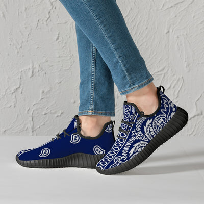 Blue Crip Bandana Premium Sneakers - Mr.SWAGBEAST