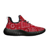 Red Bloods Bandana Pattern Premium Sneakers - Mr.SWAGBEAST